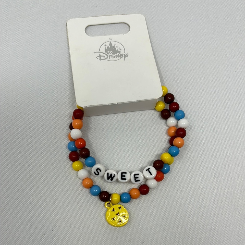 Disney Beaded Bracelet with Sweet Charm